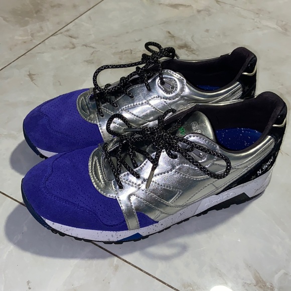 Diadora Other - Black blue silver men’s sneakers